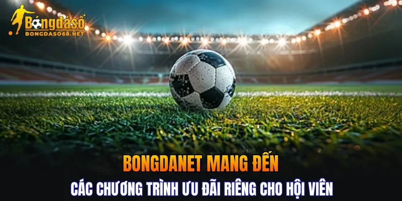 Bongdanet mang đến các chương trình ưu đãi riêng cho hội viên